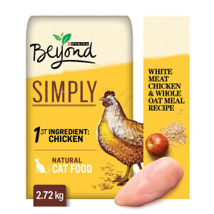 Beyond Simply Natural Dry Cat Food, White Meat Chicken & Whole Oat Meal