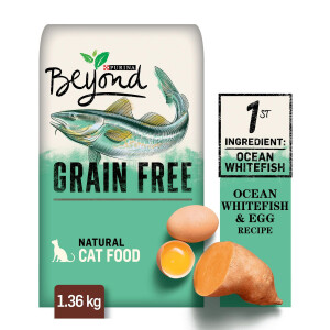 Beyond Grain Free Natural Dry Cat Food, Ocean Whitefish & Egg Recipe