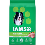 IAMS Adult Minichunks Dry Dog Food Chicken and Whole Grains Recipe 6.80kg (15LB)