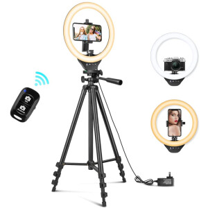 10'' Ring Light Tripod Stand,  LED Circle Lights