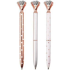 Diamond Pens Big Crystal Diamond Ballpoint Pen