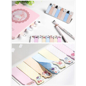 Cat Stationery Set, 6 Gel Pens