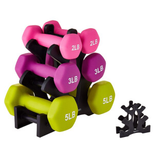 JANDEL Weight Dumbbell Holder Tripod Exercise Accessories