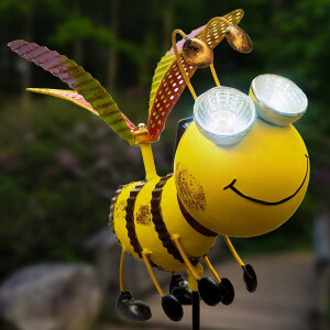 Solar Garden Stake Lights - Bee