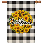 Welcome Garden Flag Spring Summer