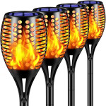 Solar Lights Flames Torches Lights Outdoor