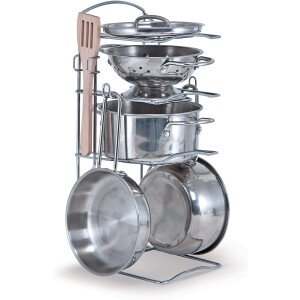 Melissa & Doug Stainless Steel Pots