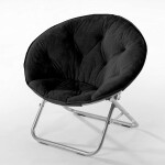 Saucer Chair with Metal Frame
