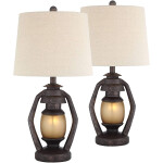 Horace Rustic Farmhouse Table Lamps