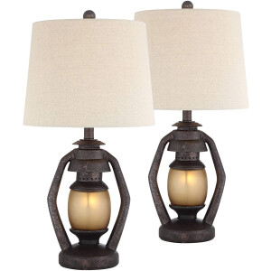 Horace Rustic Farmhouse Table Lamps
