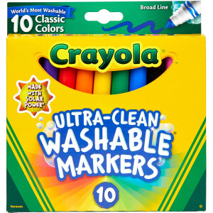 Clean Washable Markers