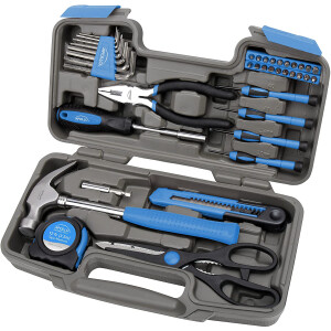 Household Tool set in Toolbox Storage Case