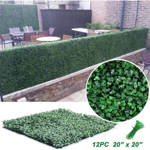 Artificial Boxwood Panels Topiary Hedge Plant