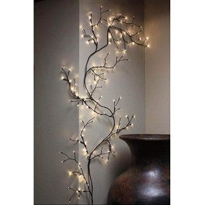 Vines for Room Decor ,Christmas Decorations Indoor Home Decor Artificial Plants Flowers Tree Willow Vine Lights 144 LEDs for Walls Bedroom Living Room Decorative