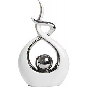 Norrclp Home Decor Modern Abstract Art Ceramic Statue Table Decorations for Dining Room Living Room Office Centerpiece