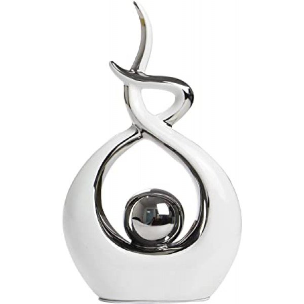 Norrclp Home Decor Modern Abstract Art Ceramic Statue Table Decorations for Dining Room Living Room Office Centerpiece