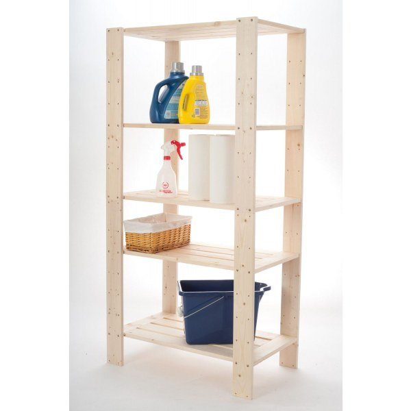 Shelve it 5 Shelf Wood Shelf