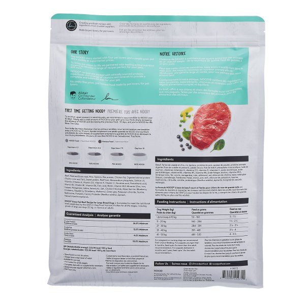 NOOD Grass-Fed Lamb Recipe with Superfoods for Large Breed Dogs - Image 3