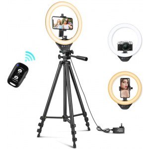 10'' Ring Light Tripod Stand,  LED Circle Lights