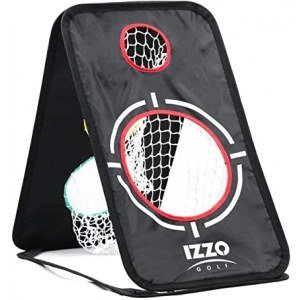 Izzo Golf A-Frame Chipping Practice Net Indoor/Outdoor - Golf Chipping Practice Training Net Designed to Improve Chipping Accuracy