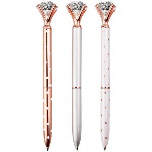 Diamond Pens Big Crystal Diamond Ballpoint Pen