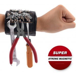 Pack Wristband with 15 Strong Magnets Screws