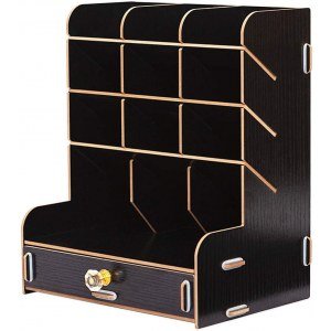 Ayane Wooden Desk Organizer,
