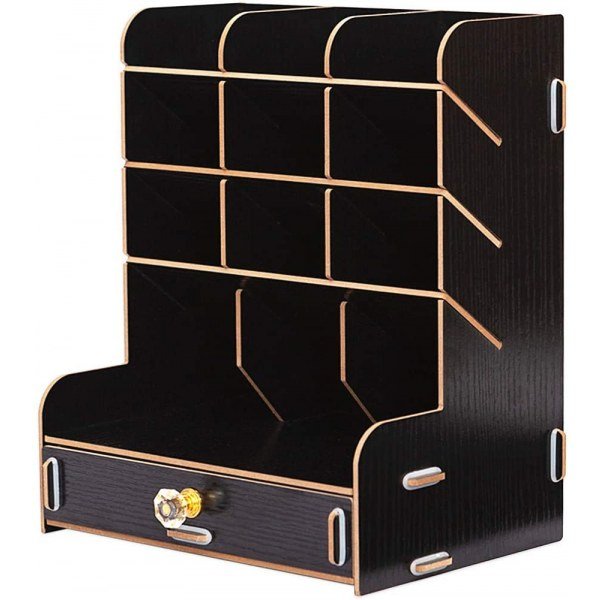 Ayane Wooden Desk Organizer,