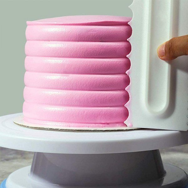 Cake Scraper Set, Decorating Comb and Icing Smoother - Image 2