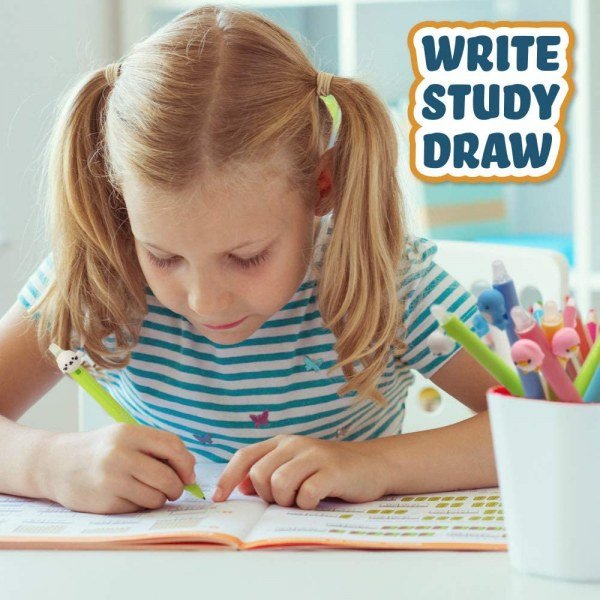 Erasable & Cute Kawaii Retractable Pens - Image 3