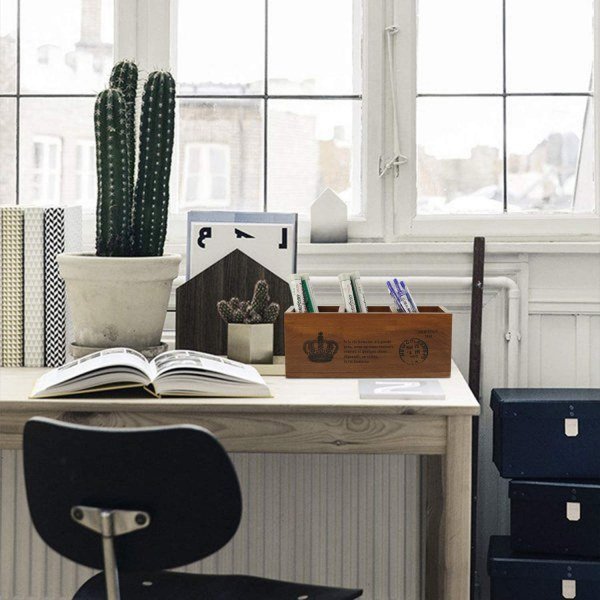 Wooden Desktop Storage Organizer - Image 3