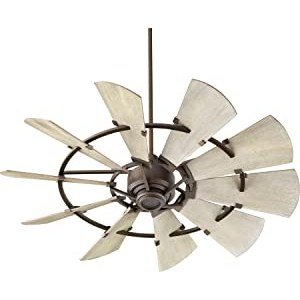 Quorum International Windmill 52" Ceiling Fan - Oiled Bronze - 95210-86