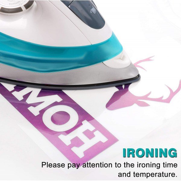 Chameleon Heat Transfer Vinyl Iron on Vinyl htv 12"×12" 10packs - Image 3
