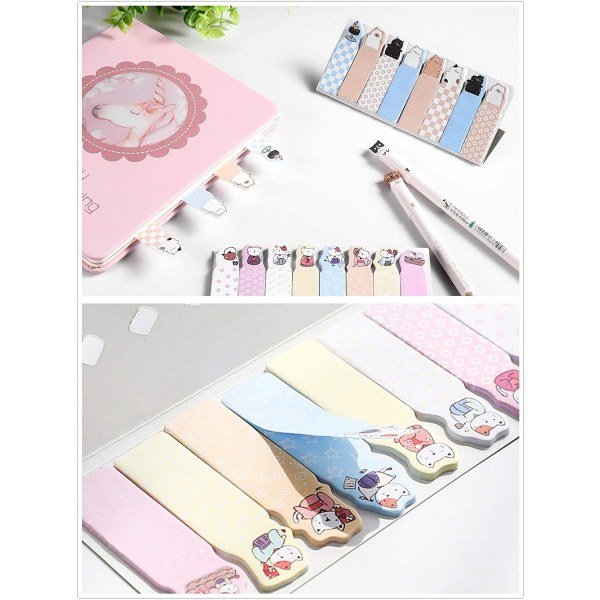 Cat Stationery Set, 6 Gel Pens