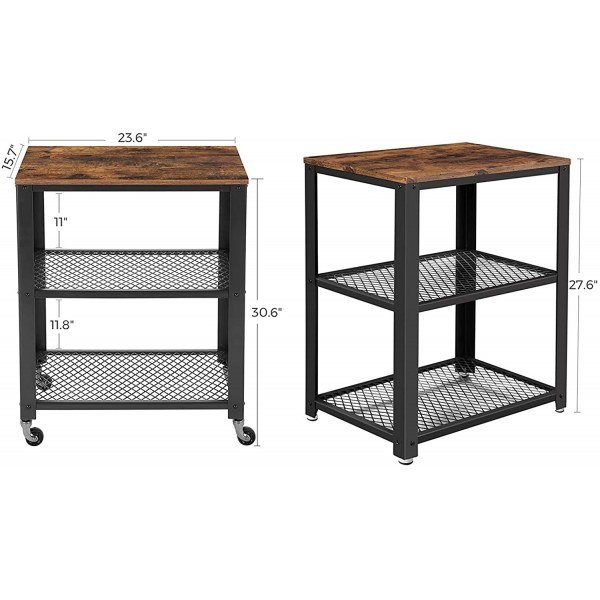 Wood Look Accent Furniture with Metal Frame - Image 2