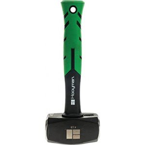 Hooyman Sledge Hammer with Heavy Duty Construction, Ergonomic No-Slip Handle and Fiberglass Core for Gardening, Land Management, Yard Work, Farming and Outdoor