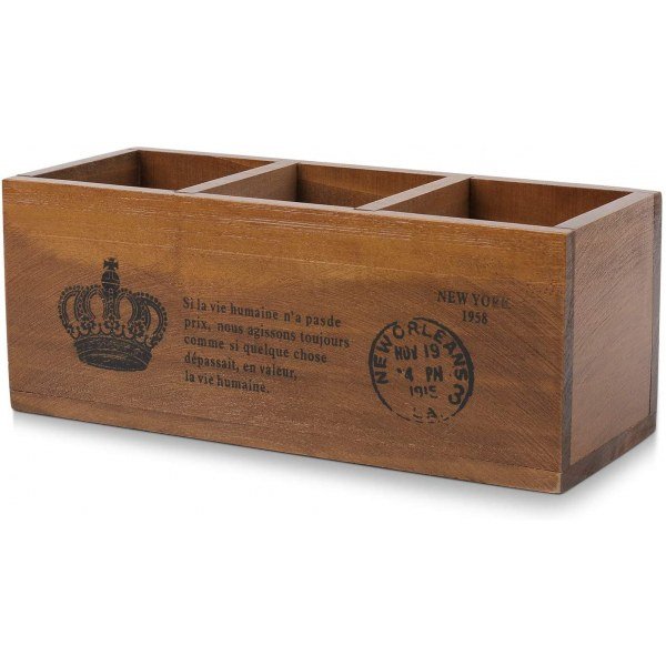 Wooden Desktop Storage Organizer - Image 2