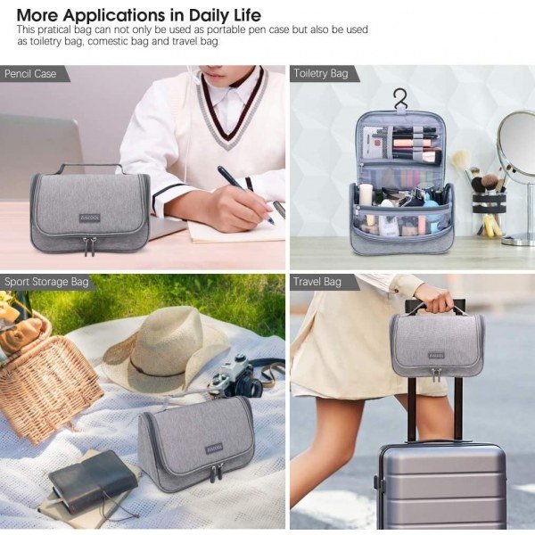 Aiscool Big Capacity Pen Pencil Case Holder Bag - Image 3