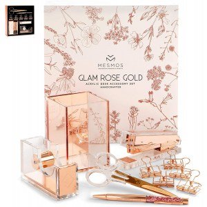 Rose Gold Desk Accessories for Women