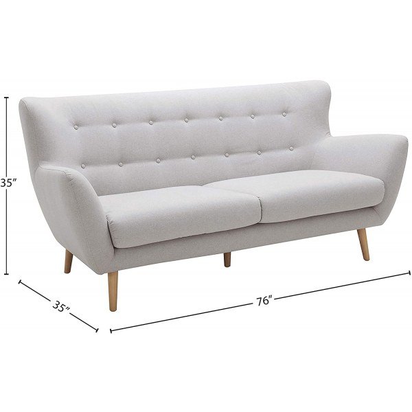 Rivet Isabelle Mid-Century Modern Sofa - Image 2