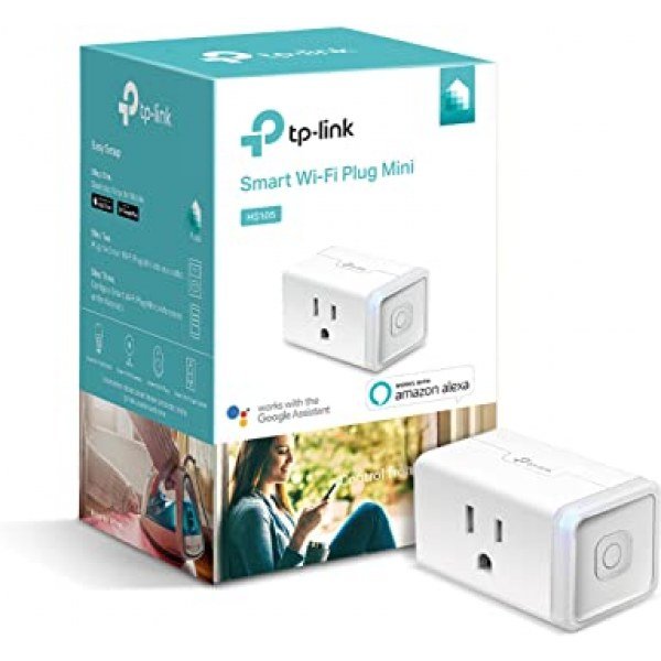 Kasa Smart Plug Classic 15A, Smart Home Wi-Fi Outlet Works with Alexa & Google Home, No Hub Required, UL Certified, 2.4G WiFi Only, 1-Pack(HS105) , White