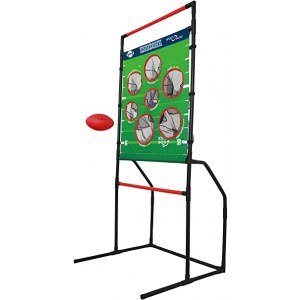 Sport Squad Endzone Challenge - 2-in-1 Football Toss and Flying Disc Toss - Backyard and Lawn Game for Indoor and Outdoor Use - Practice your Throwing Skills with this Football Target Carnival Game