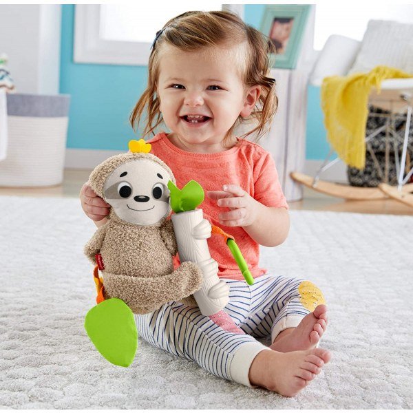 Fisher-Price Slow Much Fun Stroller Sloth - Image 3