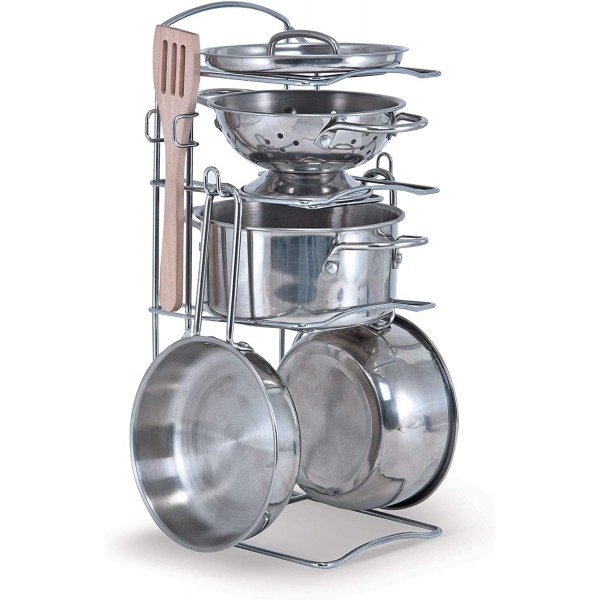 Melissa & Doug Stainless Steel Pots