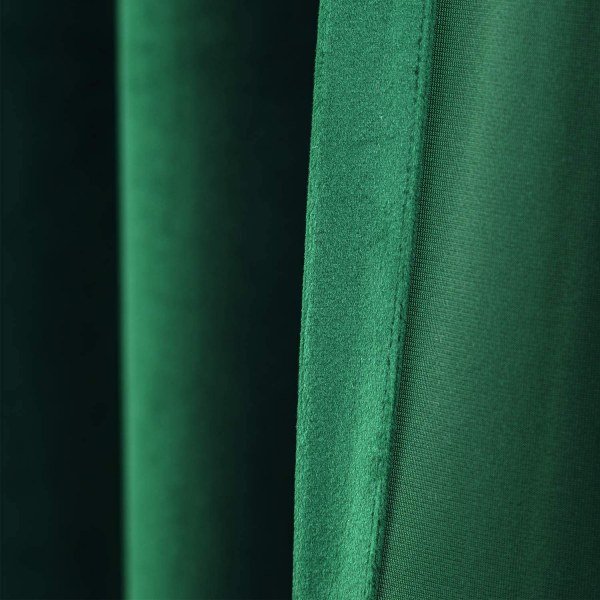 SINGINGLORY Green Velvet Curtains - Image 3