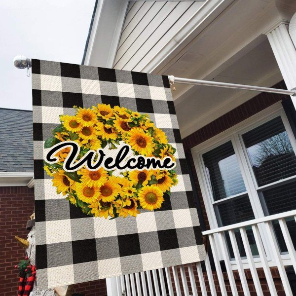 Welcome Garden Flag Spring Summer - Image 3