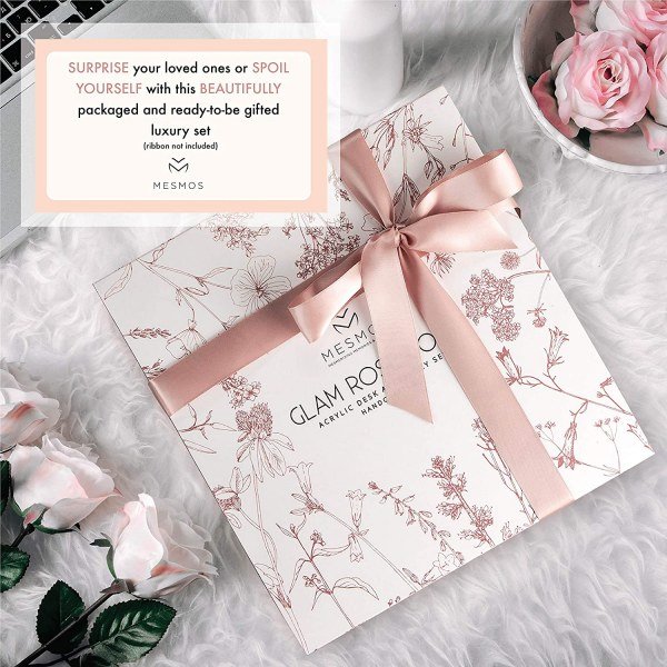 Rose Gold Desk Accessories for Women - Image 2