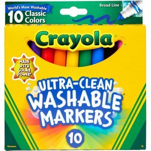Clean Washable Markers