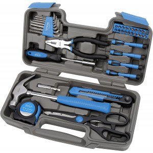 Household Tool set in Toolbox Storage Case