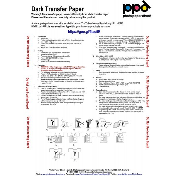 T Shirt Transfers Paper - Image 2